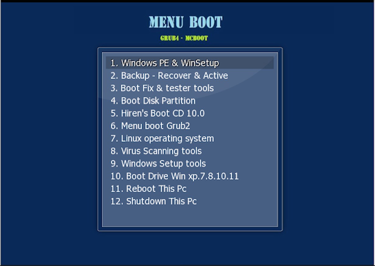 Update WinPE 10 11 MCBoot VN Version 9.8 build 141223 Pro
