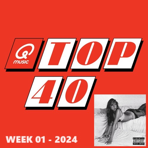 COMPLETE TOP 40 - Alle 40 nummers - WEEK 01 - 2024 in FLAC en MP3 + Hoesjes + Lijst