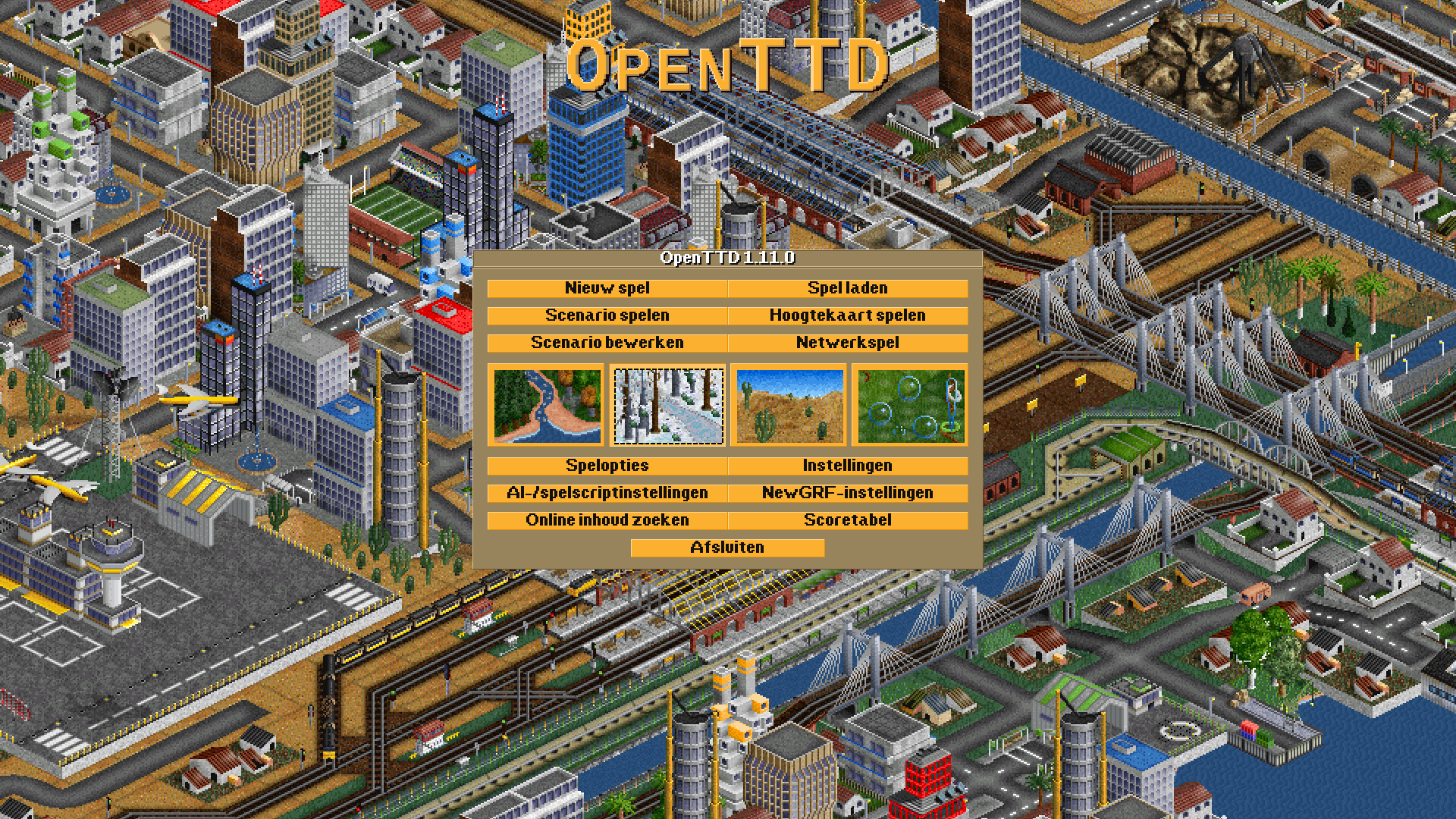 Open Transport Tycoon (incl. alle custom maps 01-04-2024)