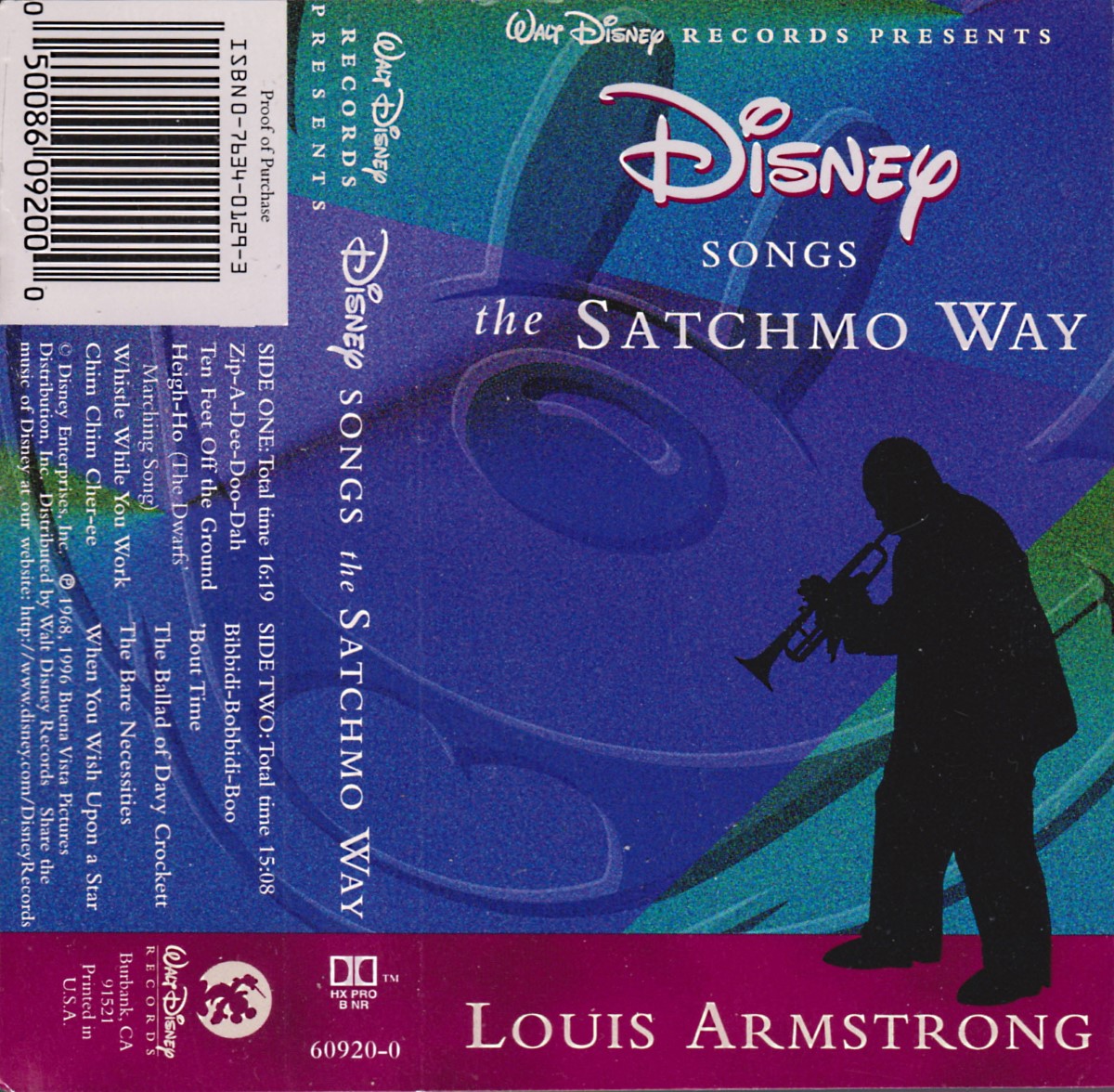 Louis Armstrong - Disney Songs The Satchmo Way (1968)