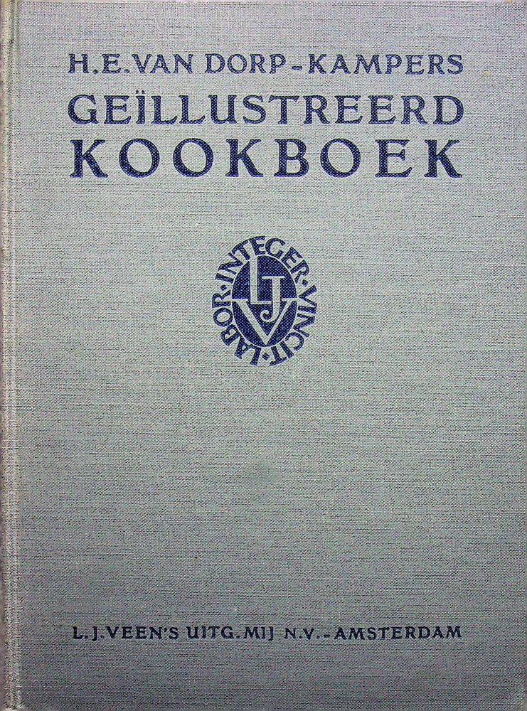 Geillustreerd kookboek - he van dorp-kampers 1939