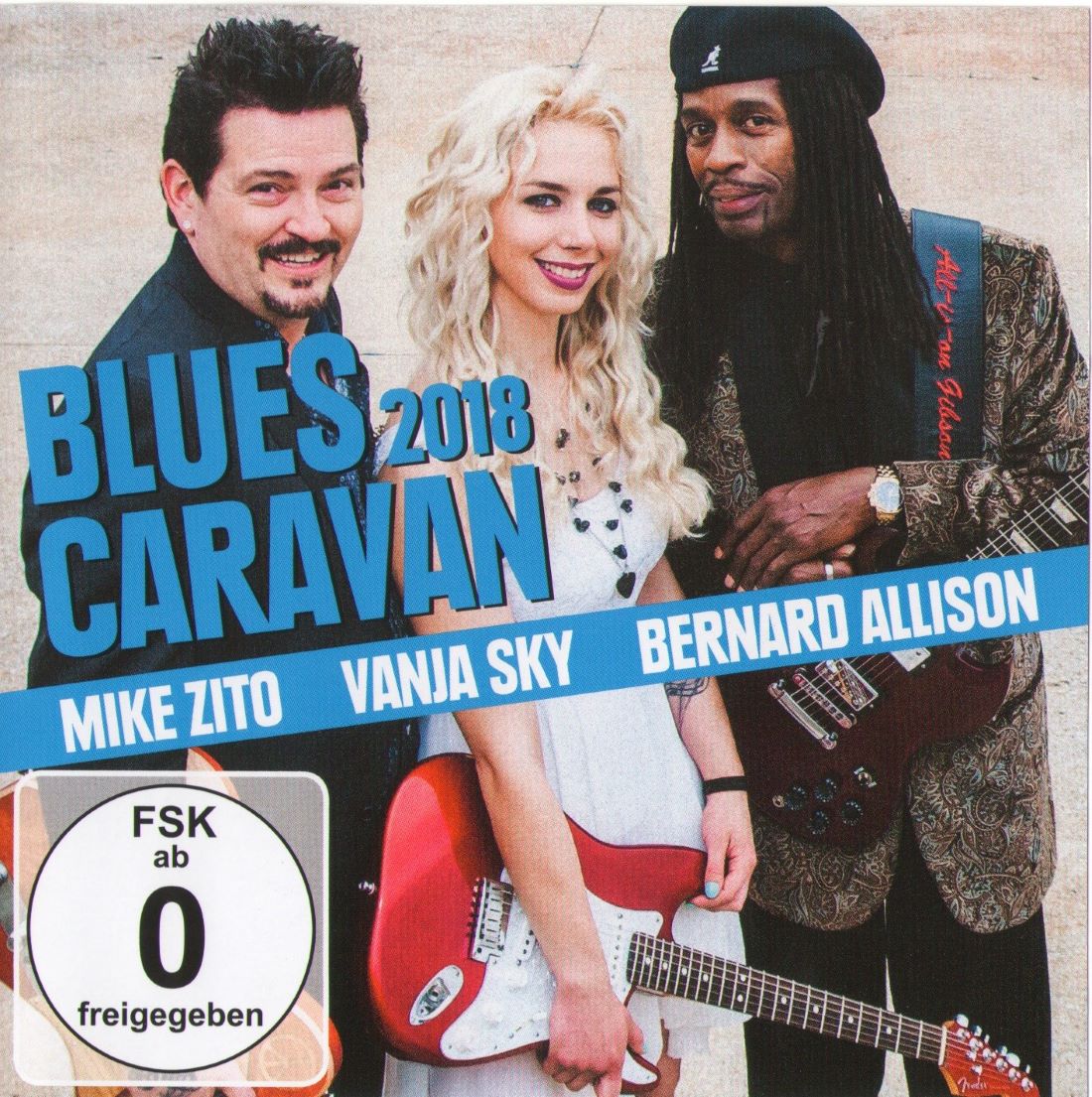 Mike Zito, Vanja Sky, Bernard Allison - Blues Caravan (2018) (DVD5+(DVD to CD)) (CD flac)