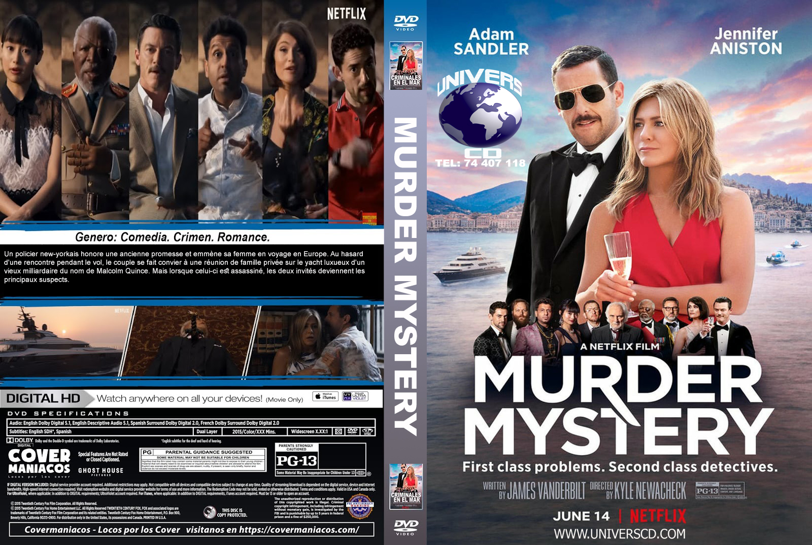 29 Murder Mystery (2019) Adam Sandler Collectie dvd 29 van 33