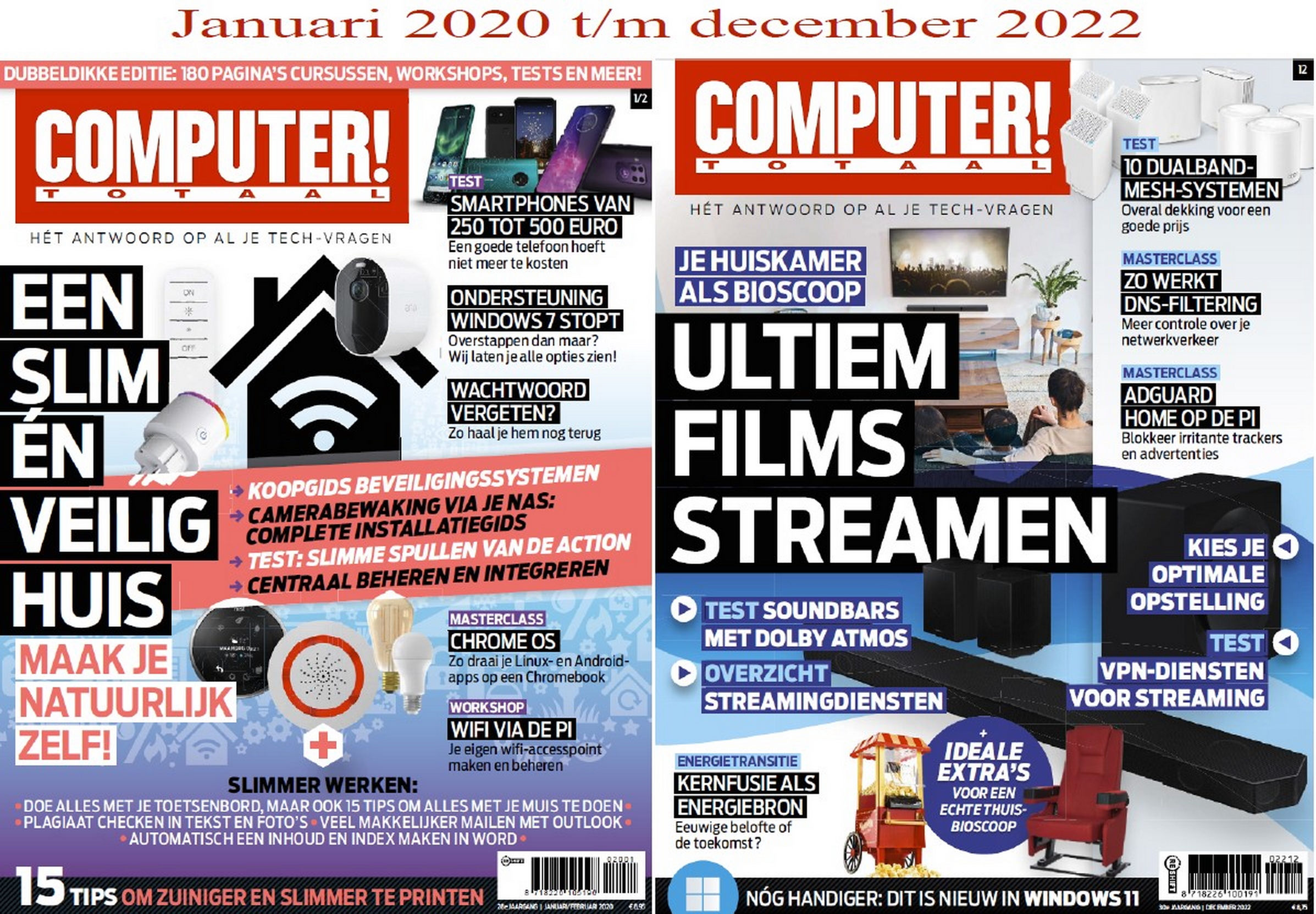 Computer Totaal - Jaargangen 2020, 2021 en 2022