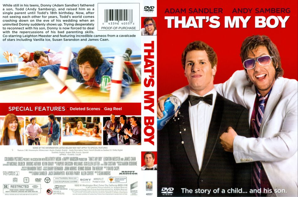 23 That's My Boy (2012) Adam Sandler Collectie dvd 23 van 33