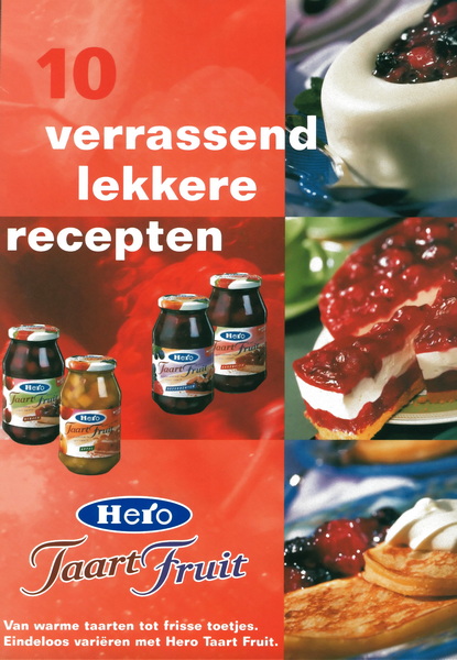 Hero reclame boekje - 10 Verrassend lekkere recepten circa 1999