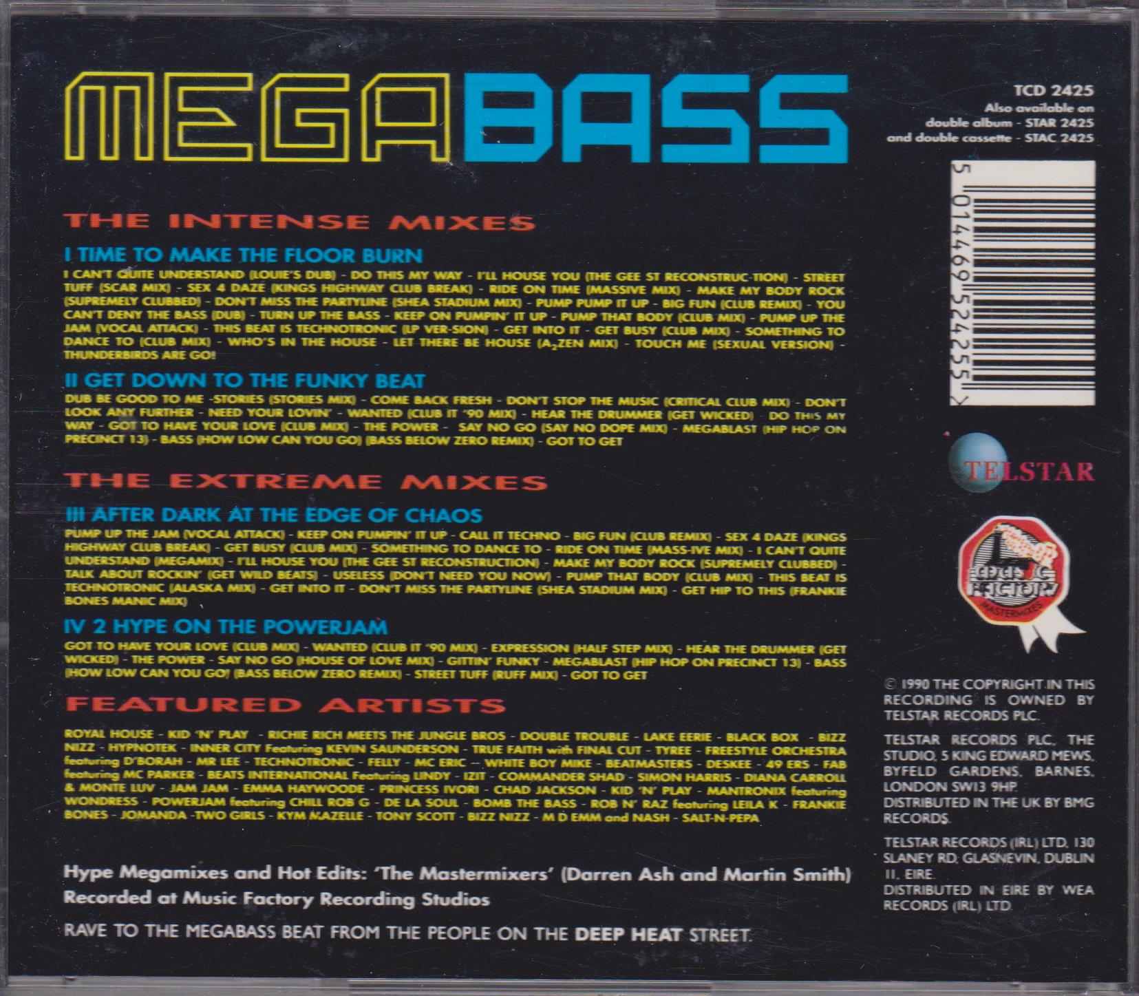 MegaBass - The Intense Mixes (1990)