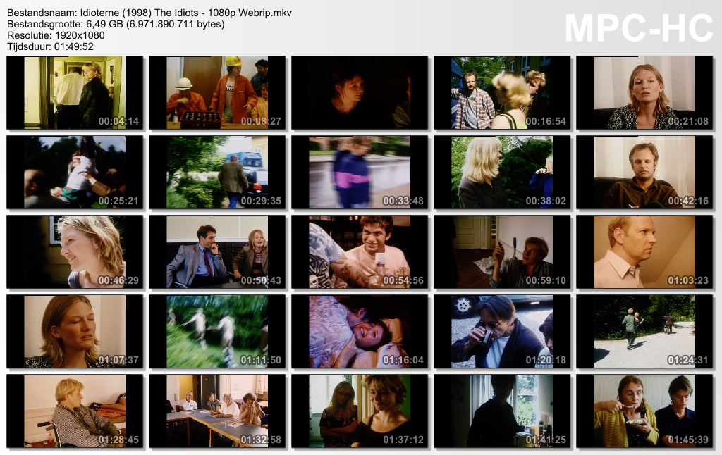 Idioterne (1998) The Idiots - 1080p Webrip