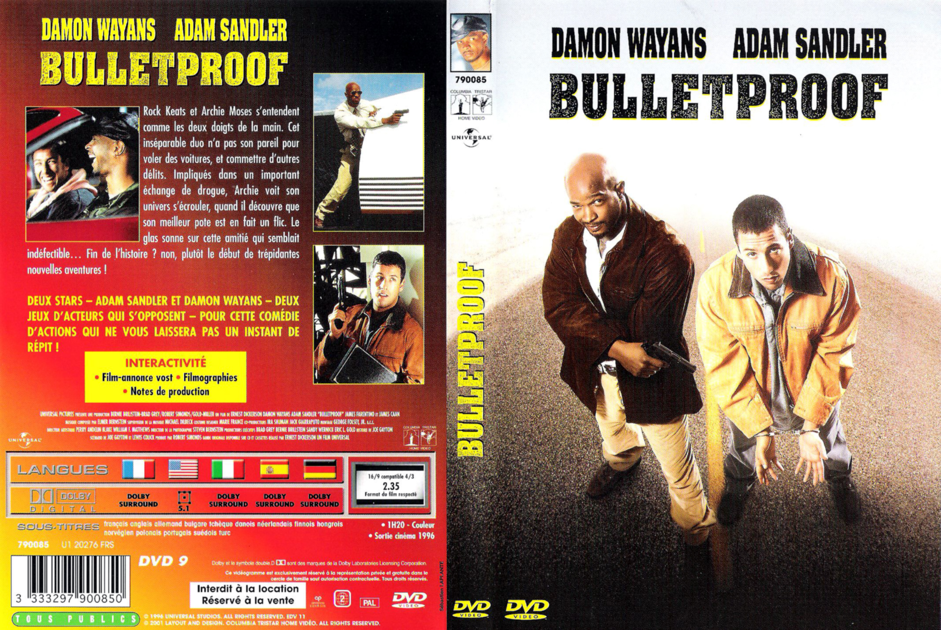 4. Bulletproof (1996) Adam Sandler Collectie DvD 4 van 33