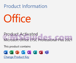 Office 2021 Pro Plus Activatie
