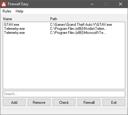 Firewall Easy v0.7.1