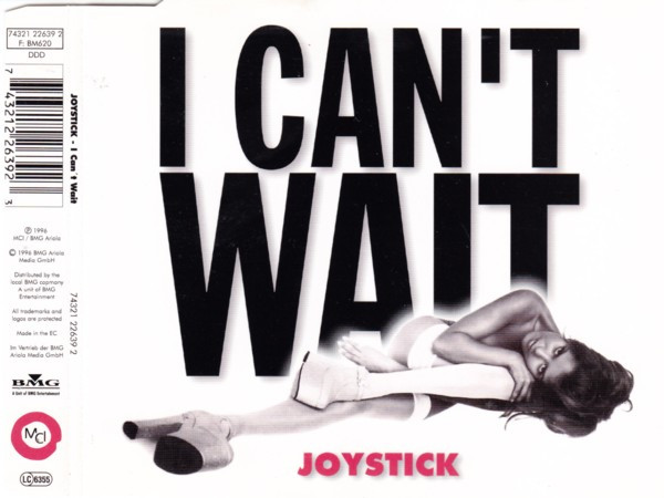 Joystick feat. Rebecca - I Can't Wait (CDM) 1996 (Germany)