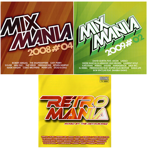 Mix Mania 2008-4, Mix Mania 2009-2 & Retro Mania