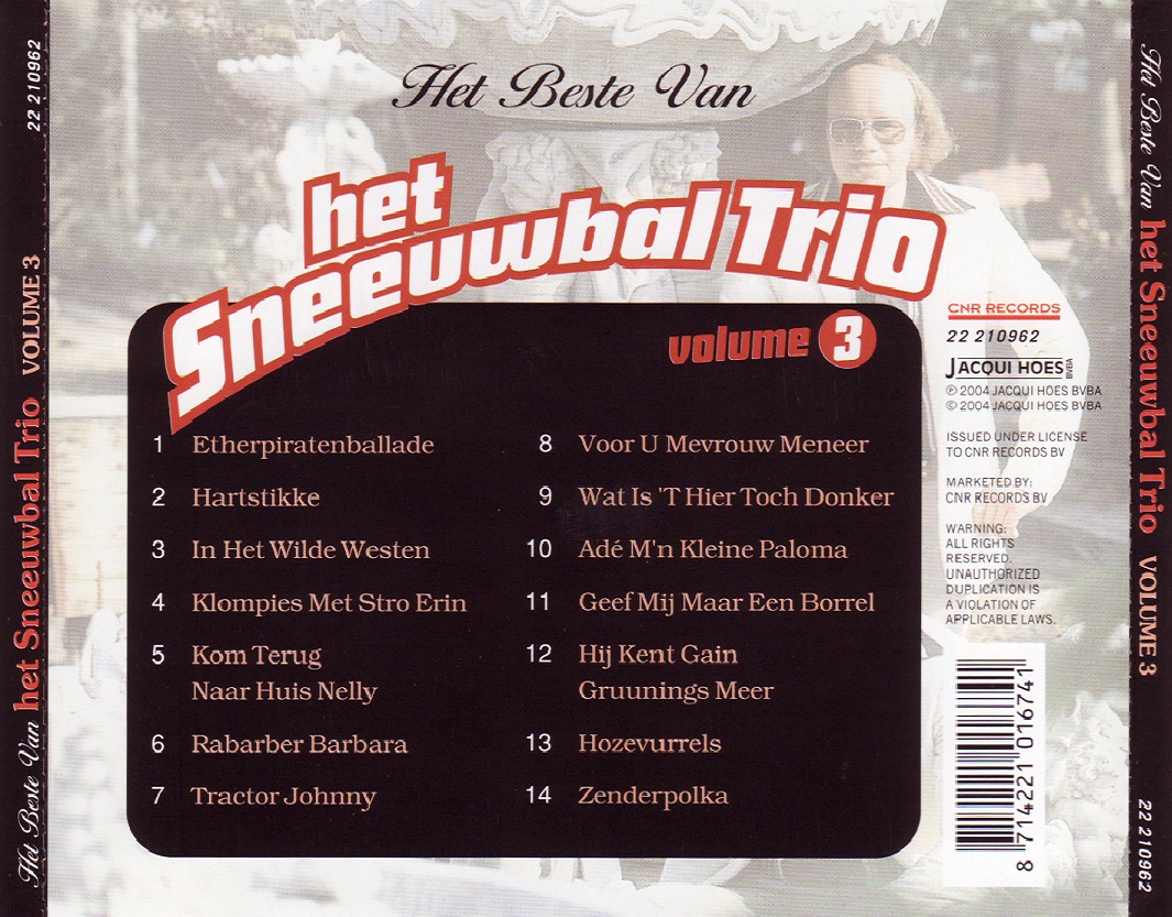 Het Sneeuwbal Trio - Het Beste Van Vol 3
