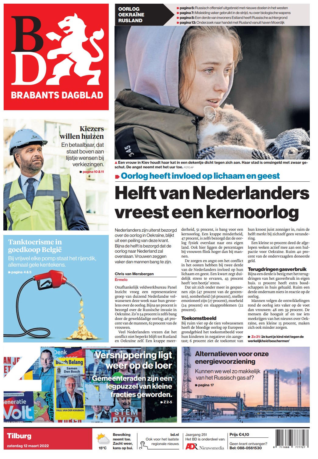 Brabants Dagblad editie Tilburg 12-03