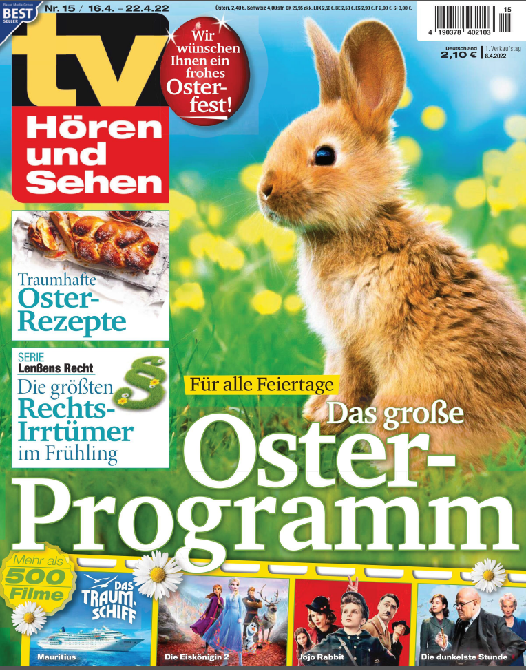 TV Hören und Sehen - 08. April 2022