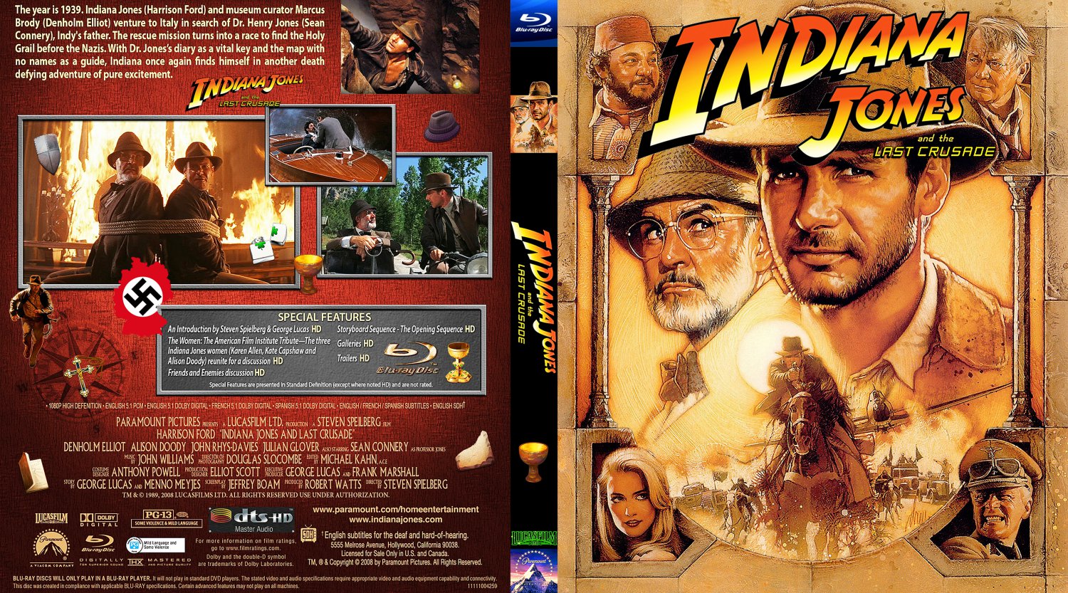 Indiana Jones The Last Crusade Bluray
