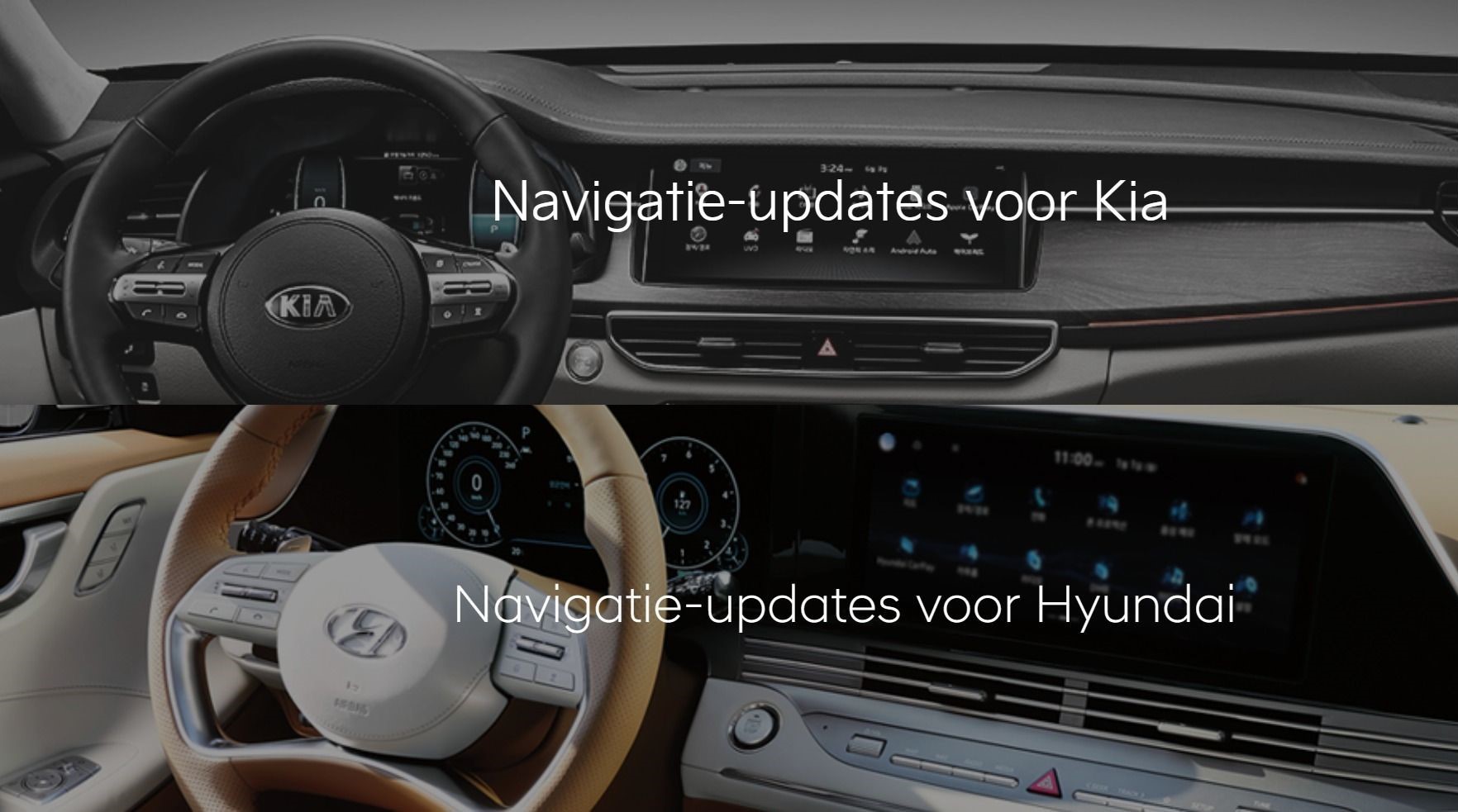 Navigatie en Software Updater voor Kia & Hyundai: update oktober 2023