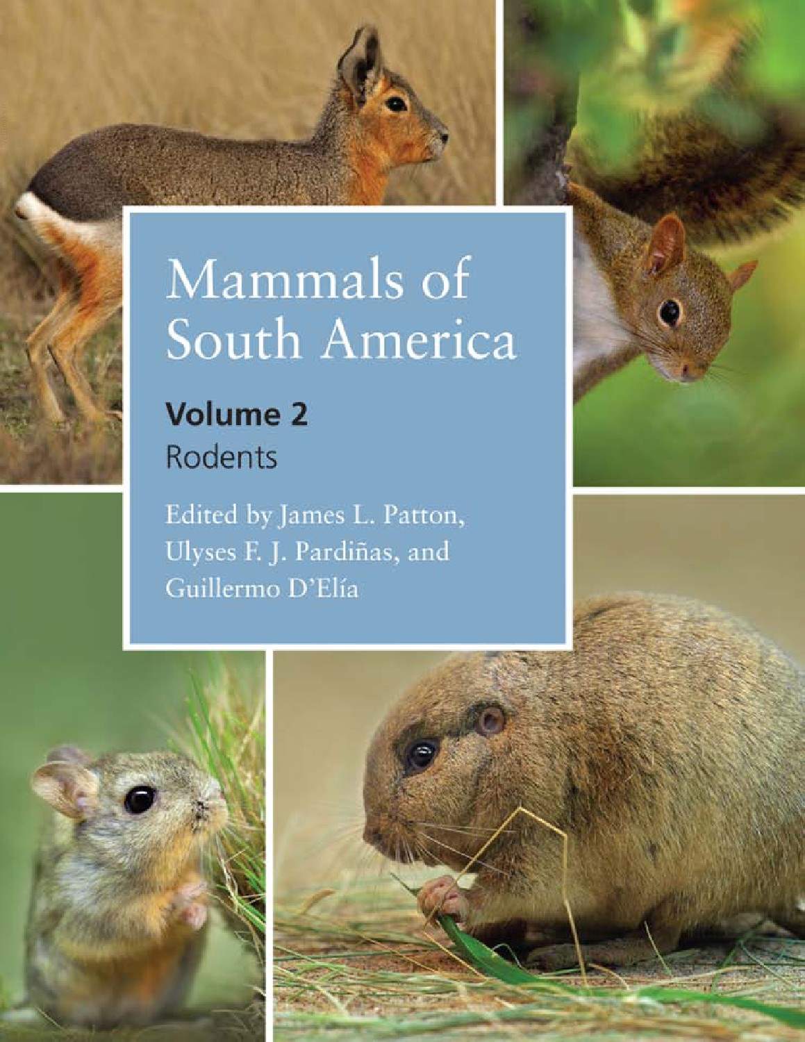 Mammals Of South America Volume 2 Rodents
