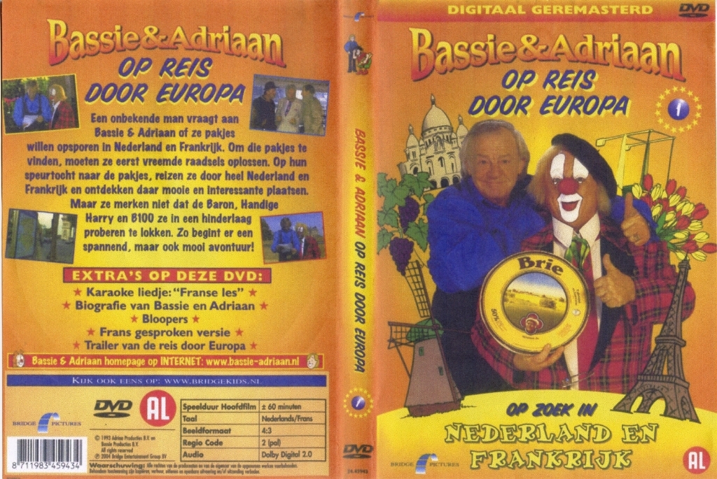 1 - Bassie en Adriaan Op reis door Europa Nederland en Frankrijk