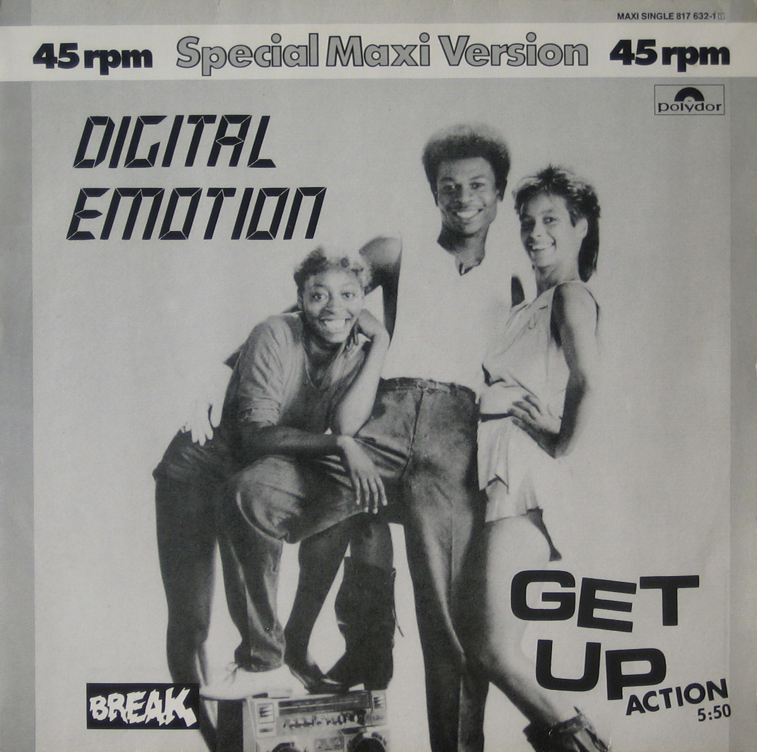 Digital Emotion - Get Up Action (Vinyl 12'') (Polydor - 817 632-1) Germany (1983) FLAC