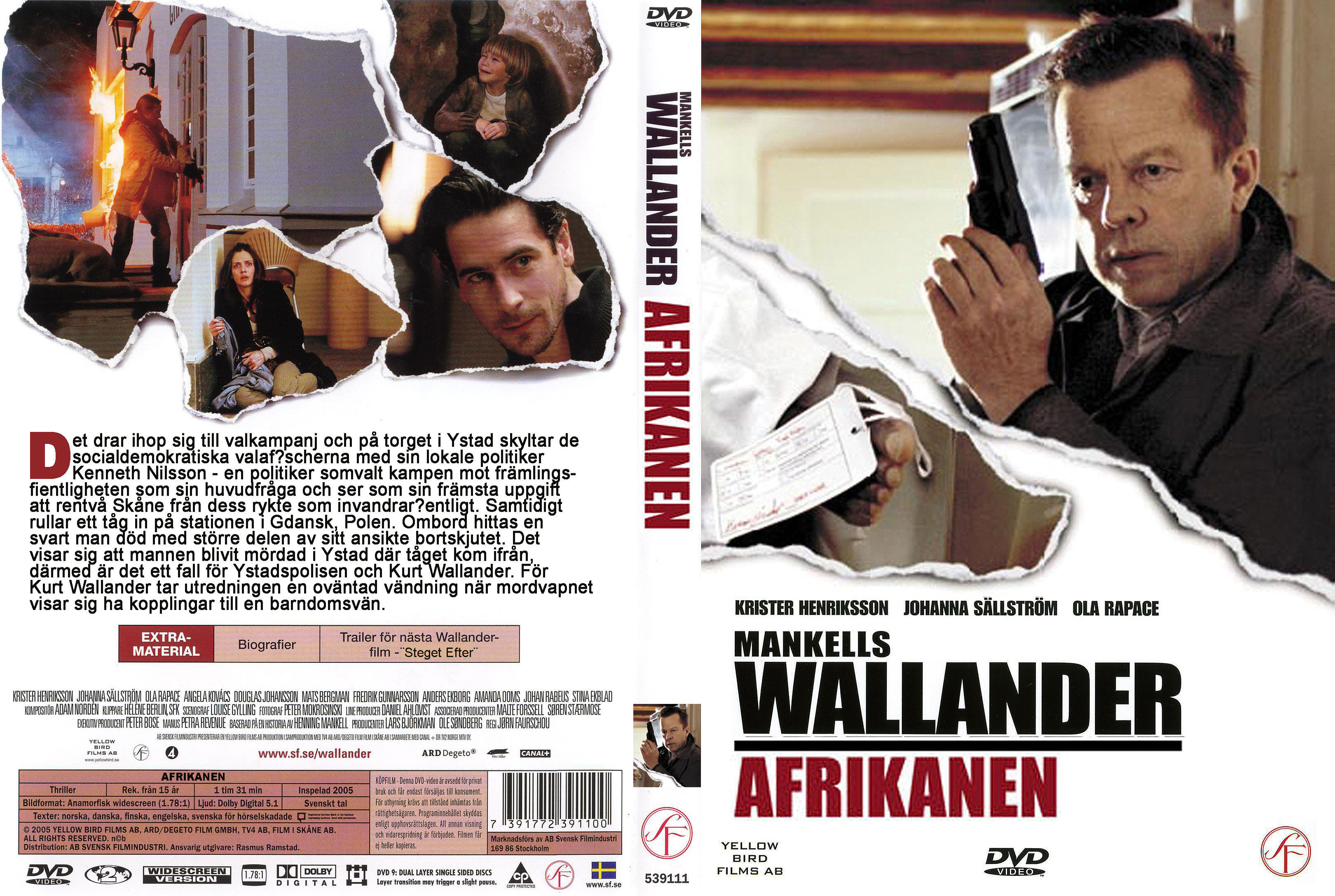 05 Afrikanen (De Afrikaan) Wallander (Krister Henrikson) DvD 5 van 32