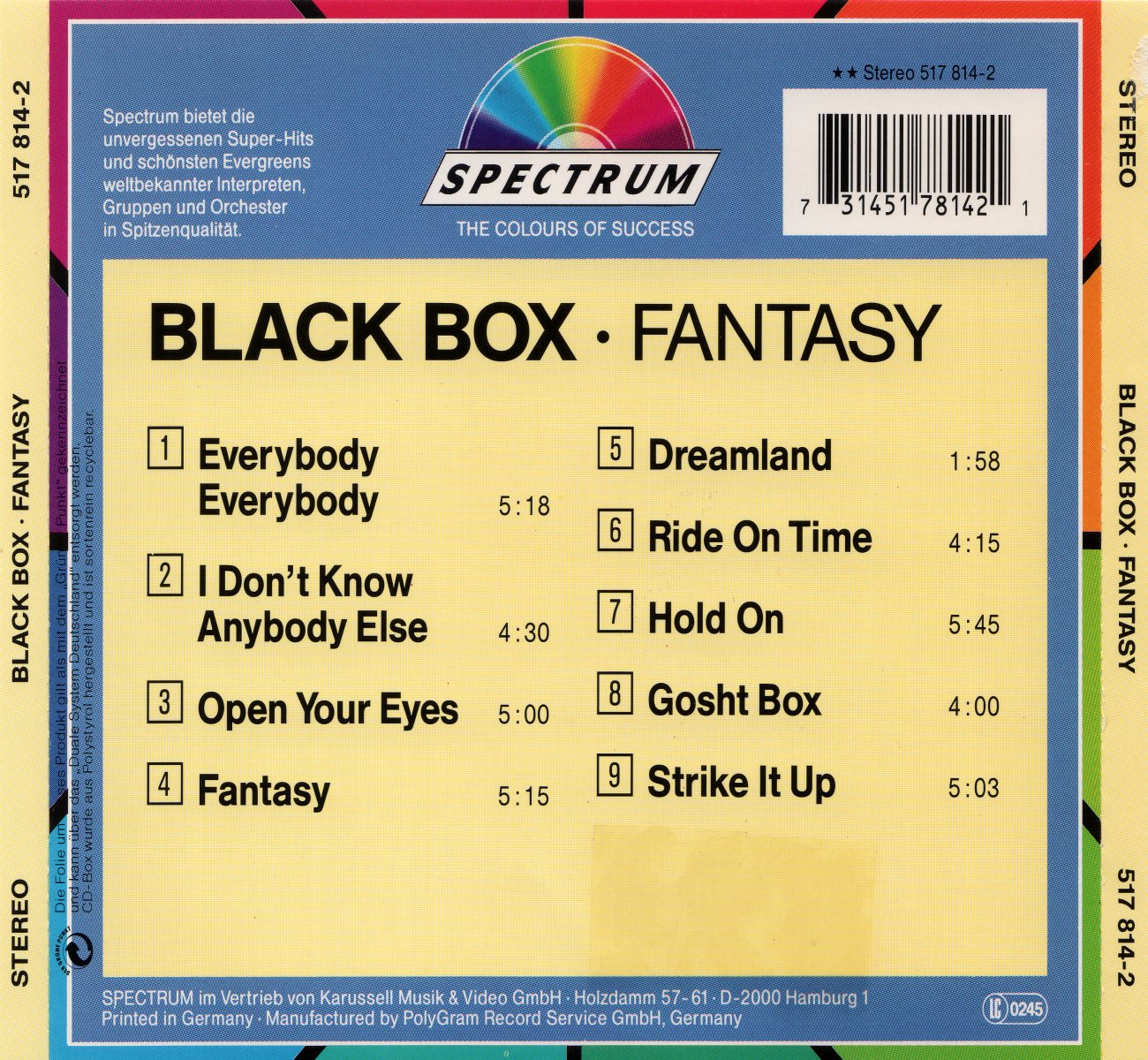 Black Box - Fantasy