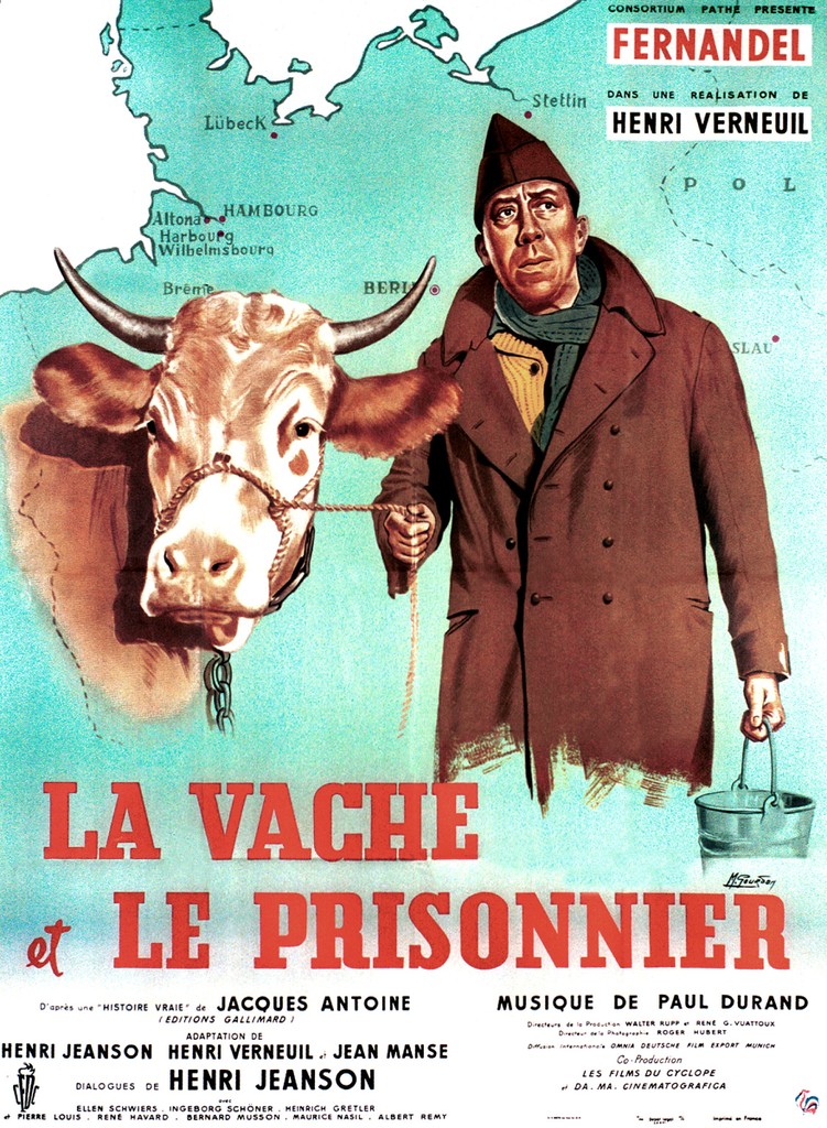 La Vache et le Prisonnier (1959)-colorized