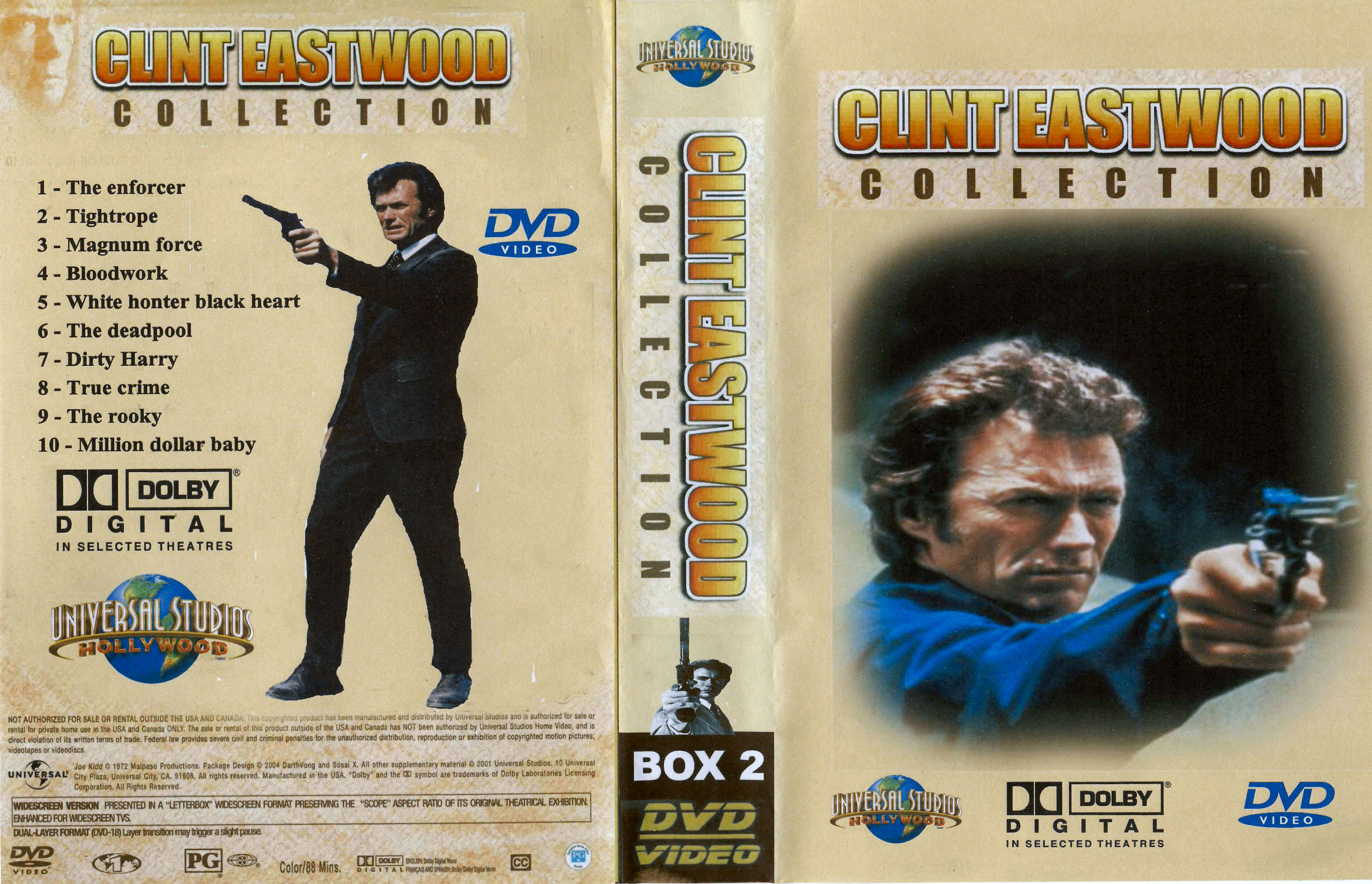 REPOST voor Dammertje Clint Eastwood Collectie Box 2 DvD 10 van 10