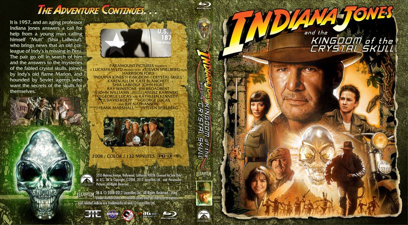 Indiana Jones The Crystal Skull Bluray