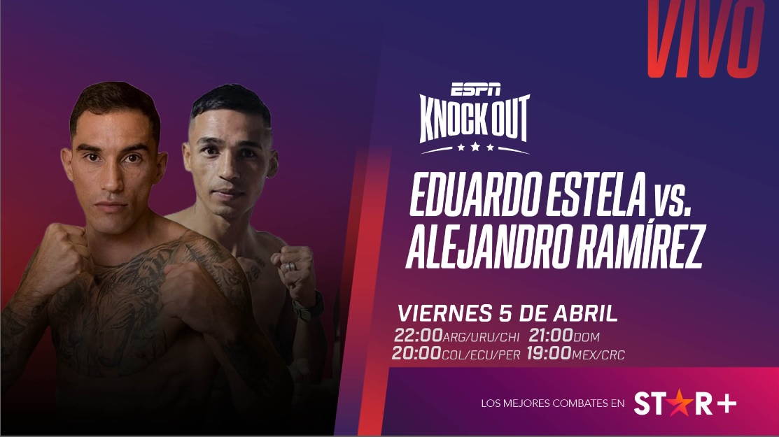 Boxing on ESPN Knock Out: Eduardo Estela vs Alejandro Ramirez 2024-04-05