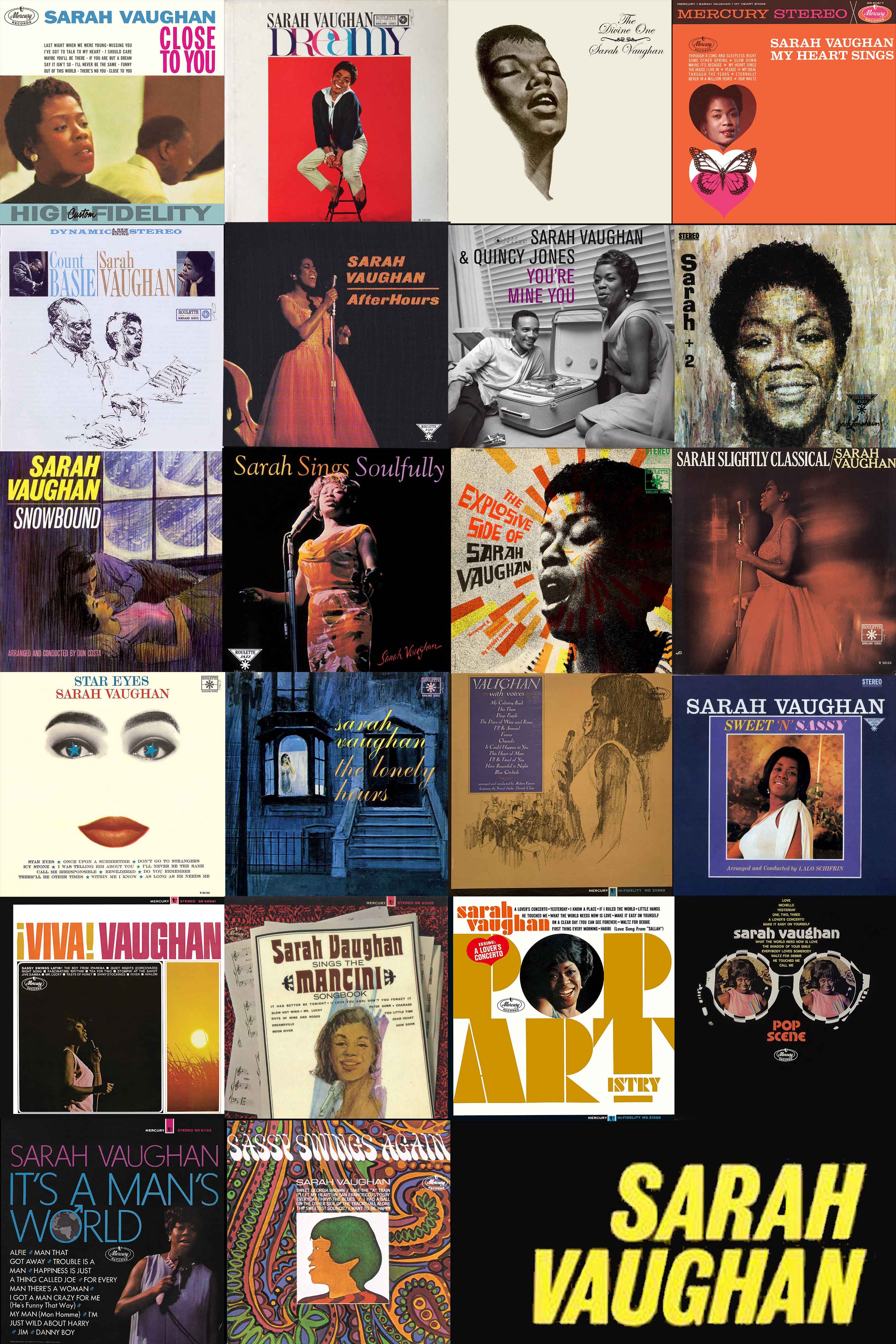 Sara Vaughan 1960-1970 studio-albums (22x)