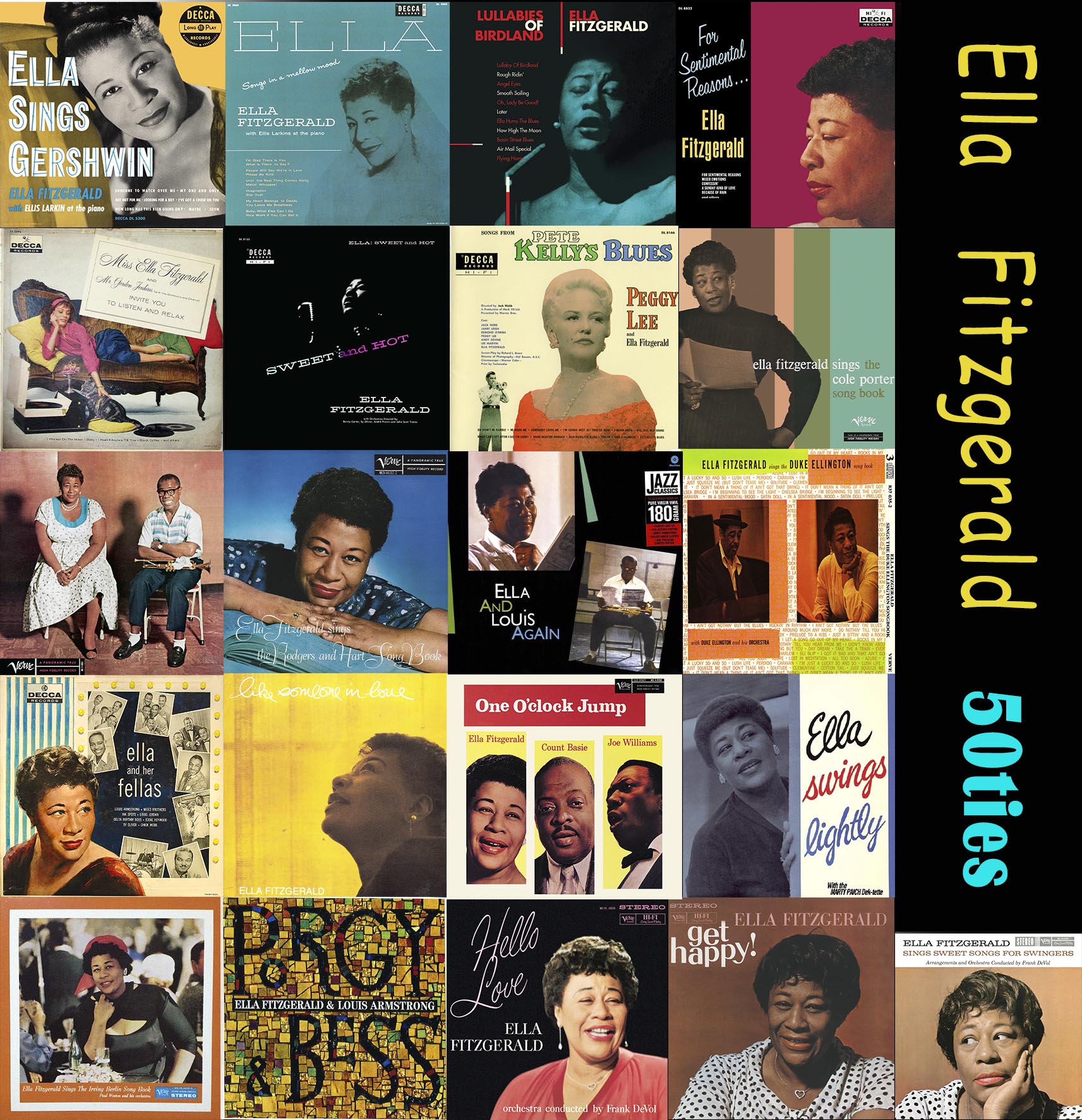 Ella Fitzgerald Studio-albums 1950-1959